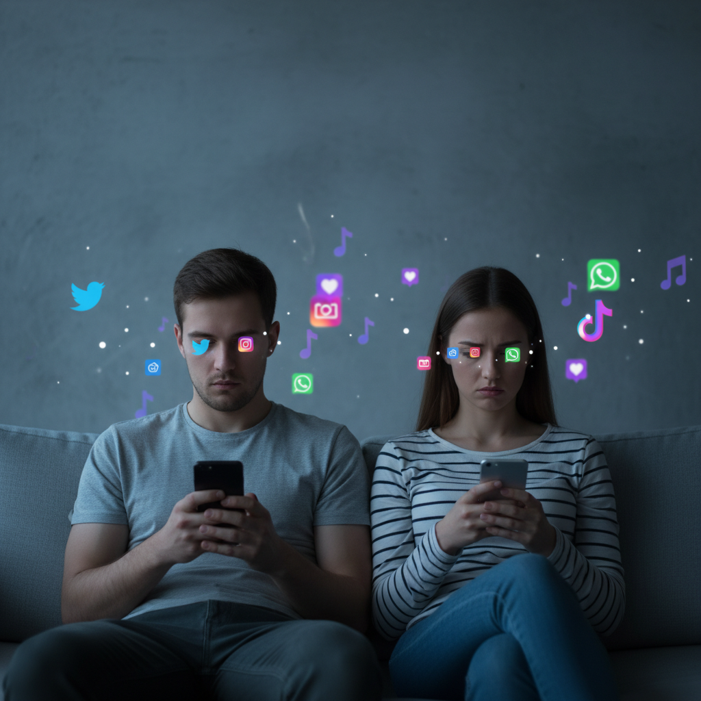 redes sociais nos relacionamentos