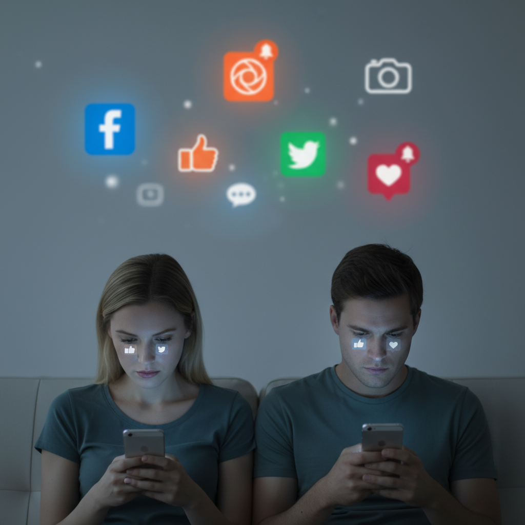 redes sociais nos relacionamentos